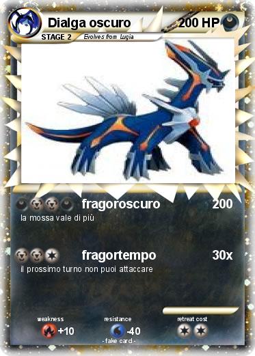 Pokemon Dialga oscuro