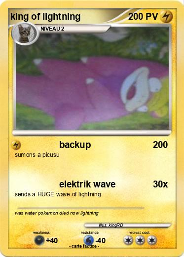 Pokemon king of lightning