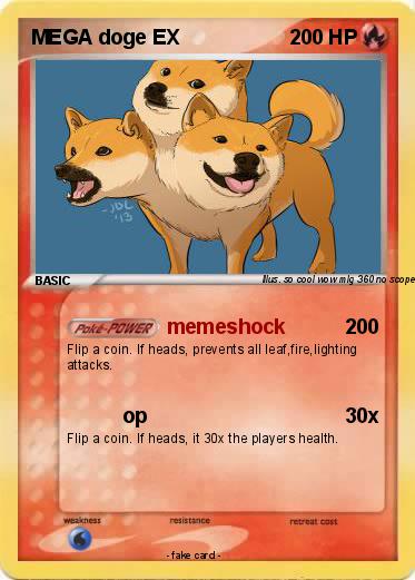 Pokemon MEGA doge EX