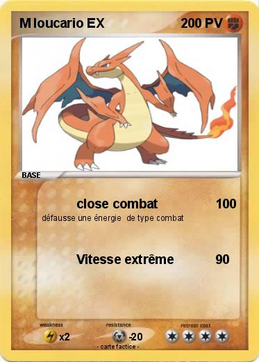 Pokemon M loucario EX