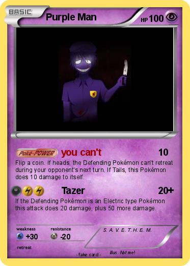 Pokemon Purple Man