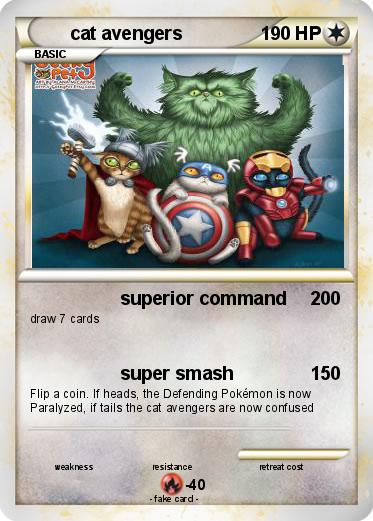 Pokemon cat avengers