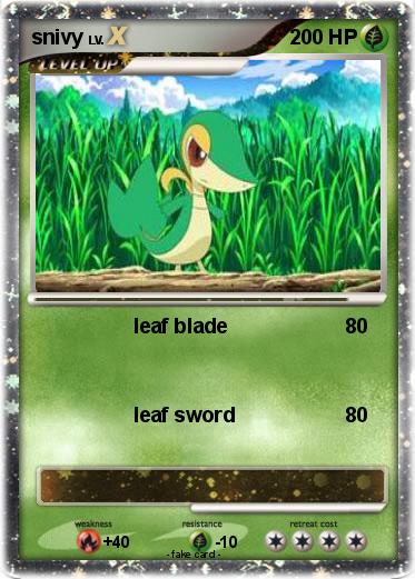 Pokemon snivy