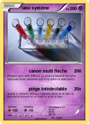 Pokemon labo systéme