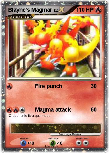 Pokemon Blayne's Magmar