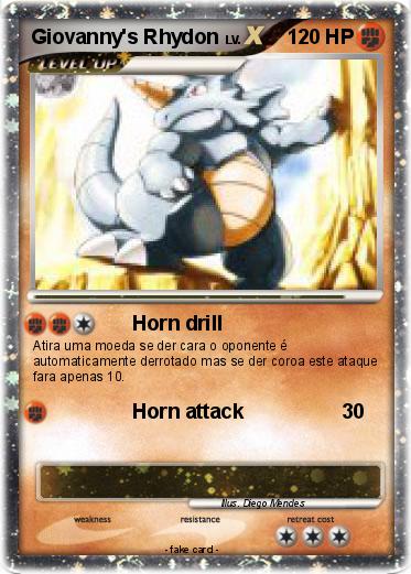 Pokemon Giovanny's Rhydon