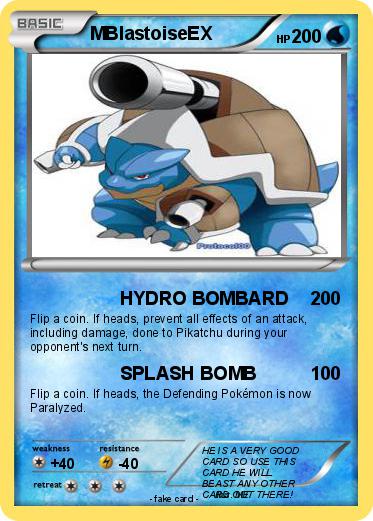 Pokemon MBlastoiseEX
