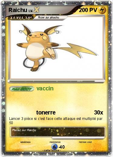 Pokemon Raichu