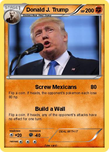 Pokemon Donald J. Trump