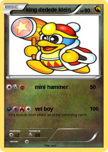 Pokemon king dedede klein