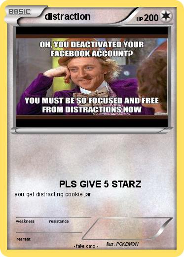 Pokemon distraction