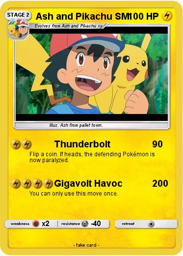 Pokemon Ash and Pikachu SM