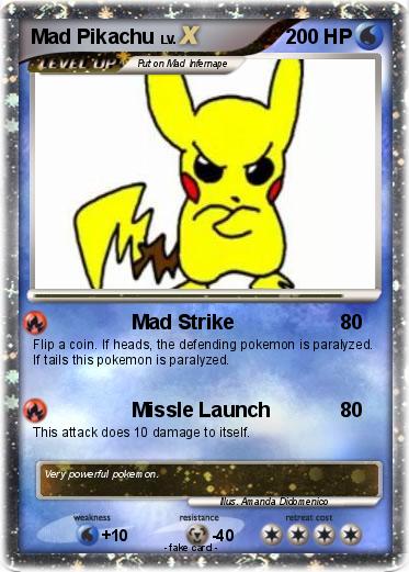 Pokemon Mad Pikachu