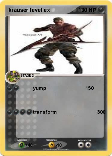 Pokemon krauser level ex
