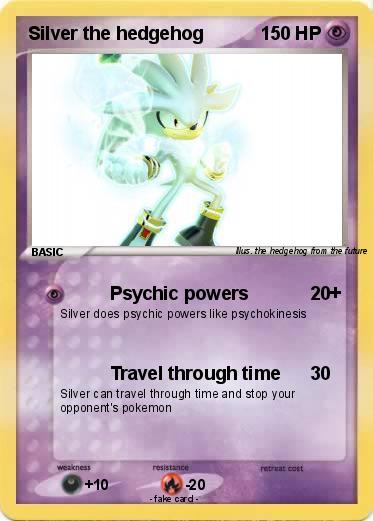 Pokemon Silver the hedgehog