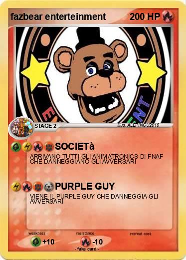 Pokemon fazbear enterteinment