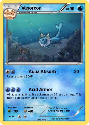 Pokemon Vaporeon