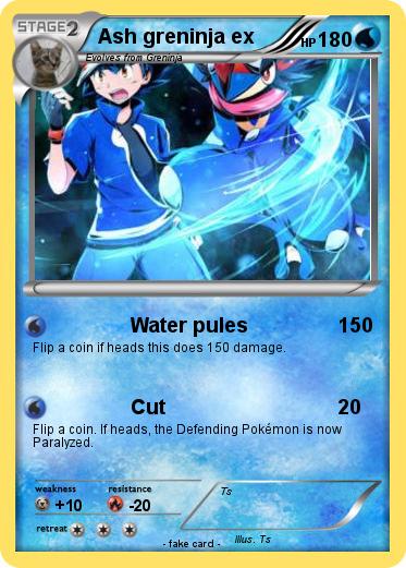 Pokemon Ash greninja ex