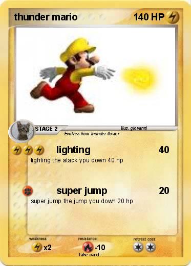 Pokemon thunder mario