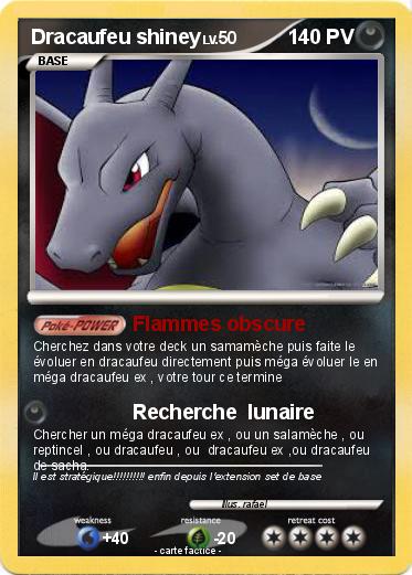 Pokemon Dracaufeu shiney