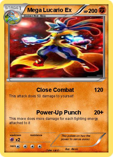 Pokemon Mega Lucario Ex