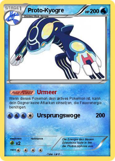 Pokemon Proto-Kyogre