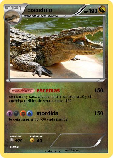Pokemon cocodrilo