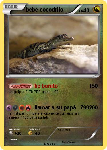 Pokemon bebe cocodrilo