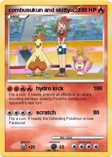 Pokemon combusukun and skitty