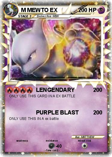 Pokemon M MEWTO EX