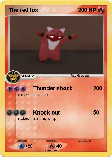 Pokemon The red fox