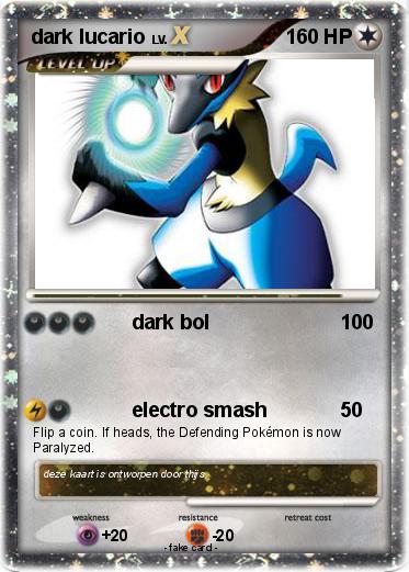 Pokemon dark lucario