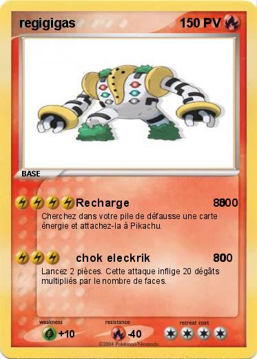Pokemon regigigas                                        