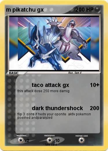 Pokemon m pikatchu gx