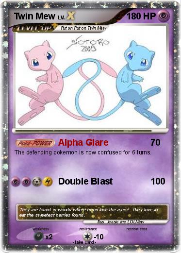 Pokemon Twin Mew