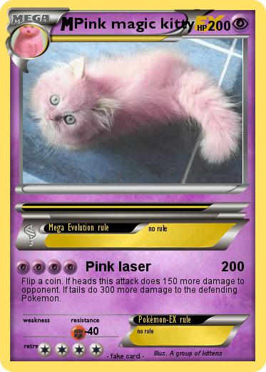 Pokemon Pink magic kitty