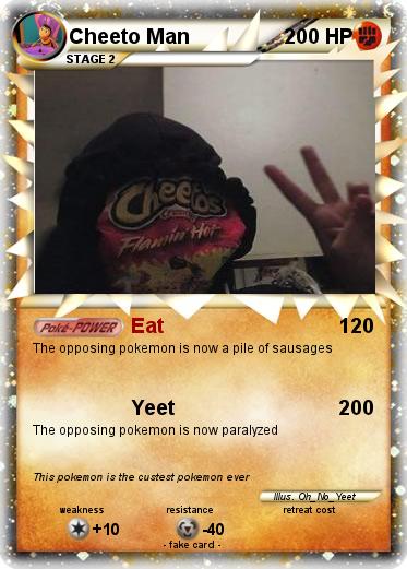 Pokemon Cheeto Man