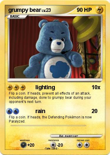 Pokemon grumpy bear