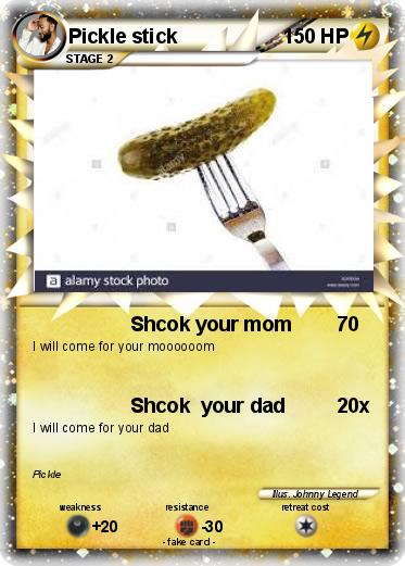 Pokemon Pickle stick
