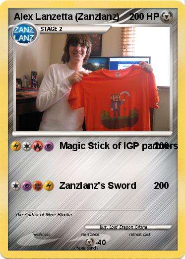 Pokemon Alex Lanzetta (Zanzlanz)