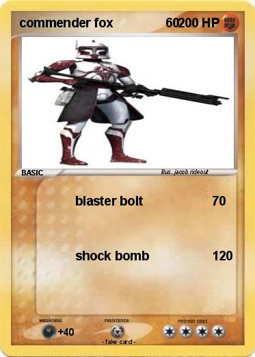 Pokemon commender fox               60