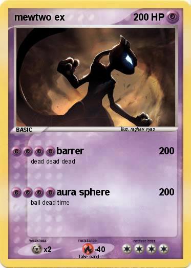 Pokemon mewtwo ex