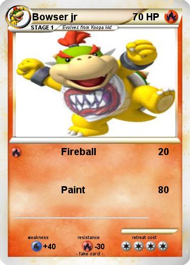 Pokemon Bowser jr