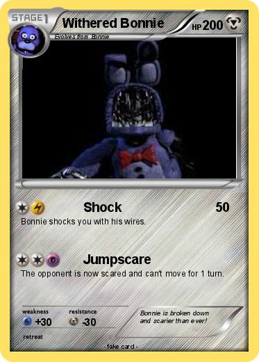 Pokemon Withered Bonnie