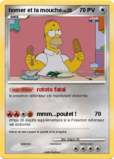 Pokemon homer et la mouche