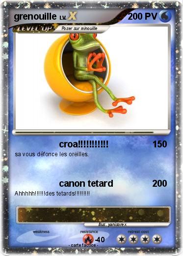 Pokemon grenouille