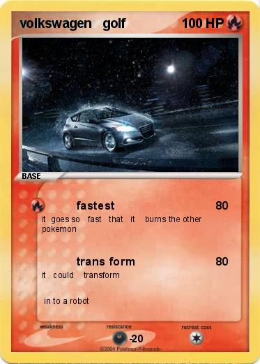 Pokemon volkswagen   golf
