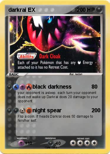 Pokemon darkrai EX
