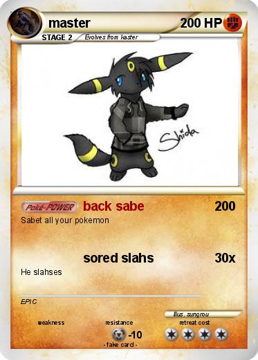 Pokemon master