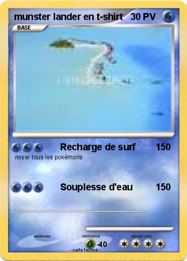 Pokemon munster lander en t-shirt